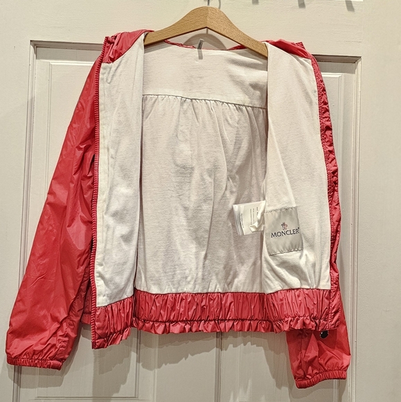 Moncler Girl's Hooded Wind Resistant Jacket - Picture 12 of 12